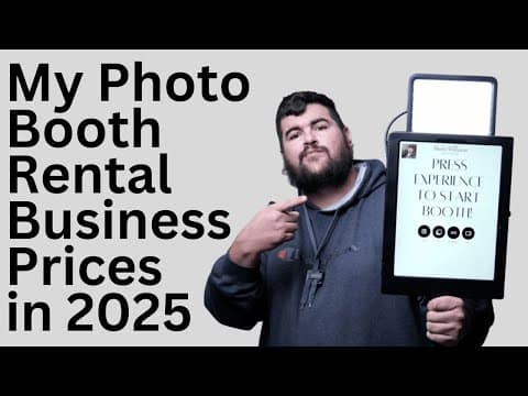 WE MAKE OVER $100,000 A YEAR AND HERE IS MY PHOTO BOOTH RENTAL PRICES IN 2025 thumbnail