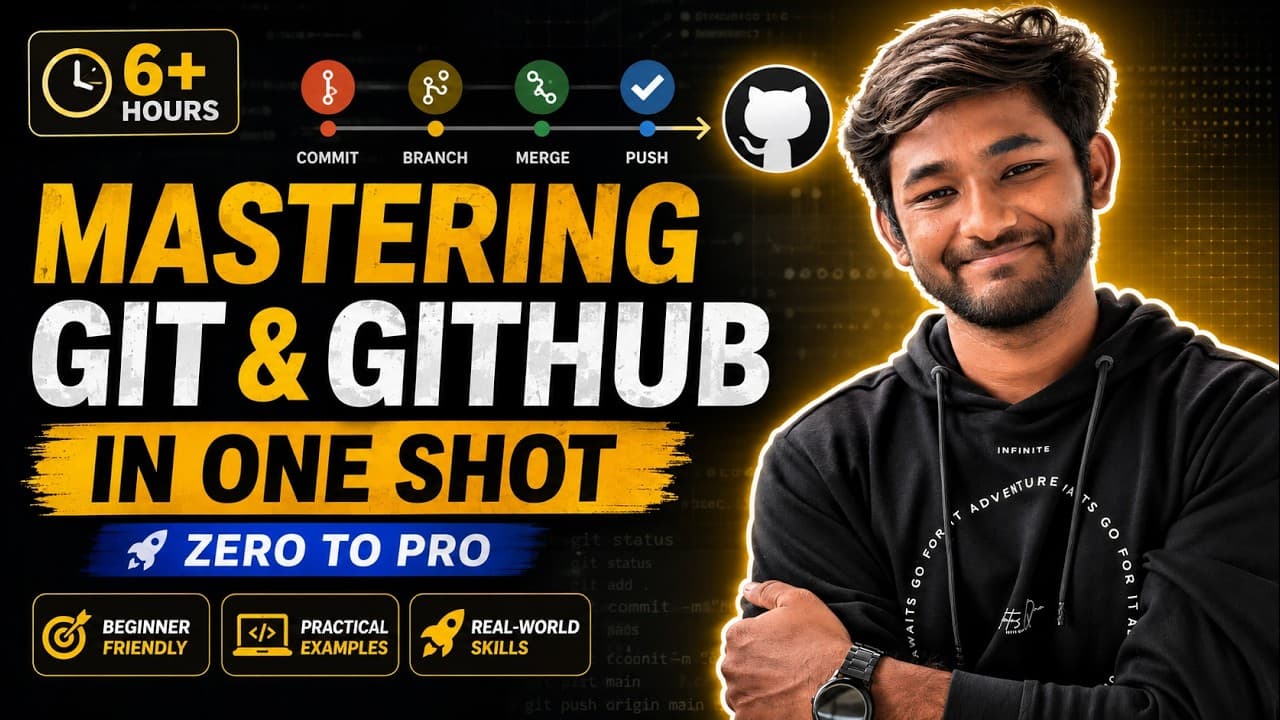 Git & GitHub Mastery: 6-Hour One-Shot Advanced Tutorial (From Shell ...