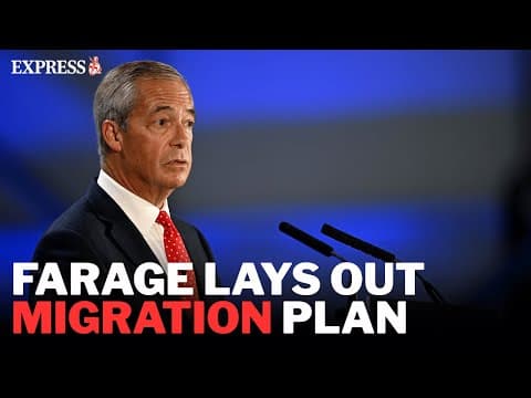 IN FULL: Nigel Farage launches Reform's migration plan in passionate speech thumbnail