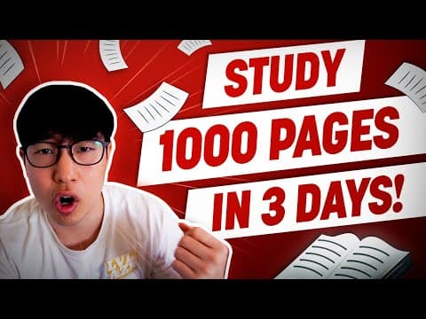 How to Study Massive Content Without Feeling Overwhelmed thumbnail