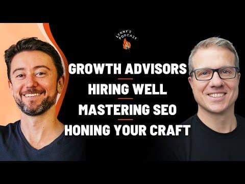 Leveraging growth advisors, mastering SEO, and honing your craft | Luc Levesque (Shopify, Meta) thumbnail