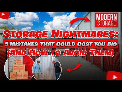 STORAGE NIGHTMARES: 5 Mistakes That Could Cost You BIG | Modern Storage® Unpacked thumbnail