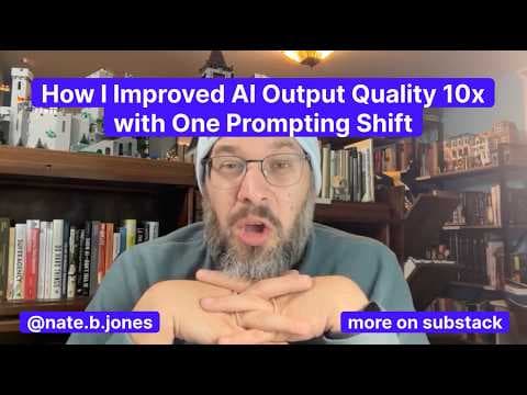 How I Improved AI Output Quality 10X With One Prompting Shift thumbnail