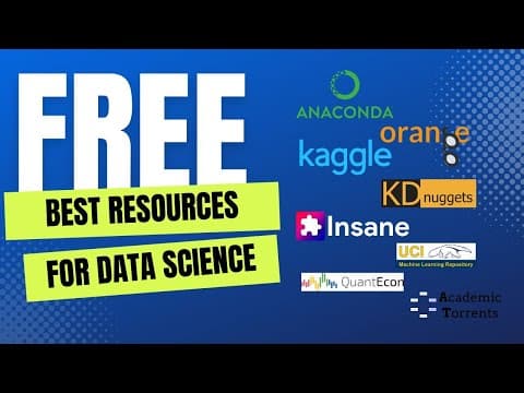 Best Free Data Science Resources | Start Your Career thumbnail