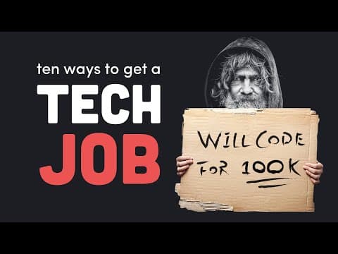 How to Land a 100K/yr Tech Job - 10 Strategies thumbnail