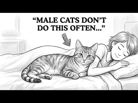 Why Your Male Cat Sleeps With You — Here’s What It Really Means thumbnail