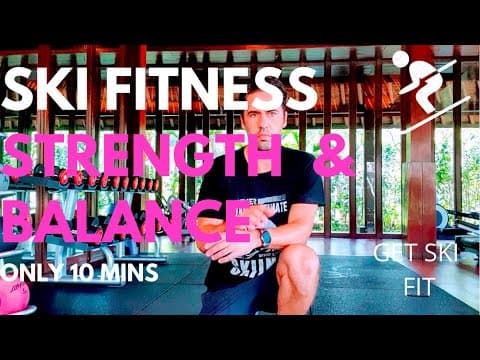 Get ski fit | 10 min of strength and balance | No equipment needed thumbnail