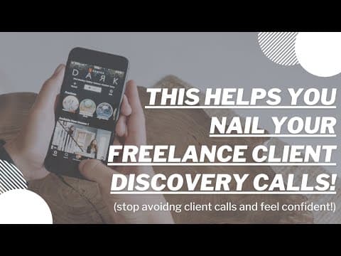 How to Feel Confident on Discovery Calls with Freelance Copywriting Clients thumbnail