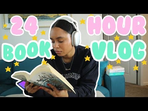 reading as many ✨BookTok✨ books as possible IN 24 HOURS… 📖☕️🎧🤍 thumbnail
