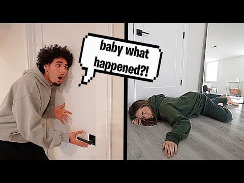 Passing Out With The Door Locked Prank On Boyfriend!!! thumbnail