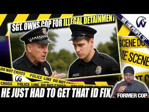 Id Refusal | Sergeant Saves Citizen From Other Cops thumbnail