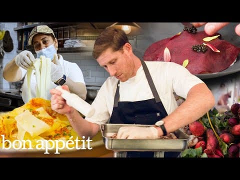 24 Hours at a Michelin-Rated Restaurant, From Ingredients To Dinner Service | Bon Appétit thumbnail