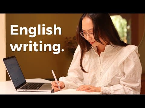 8 điều giúp VIẾT TIẾNG ANH tốt hơn ở MỌI TRÌNH ĐỘ thumbnail