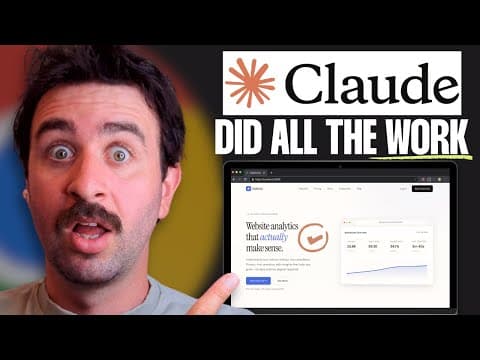 Claude in Chrome: How To Teach AI To Do ALL Your Work 🤯 thumbnail