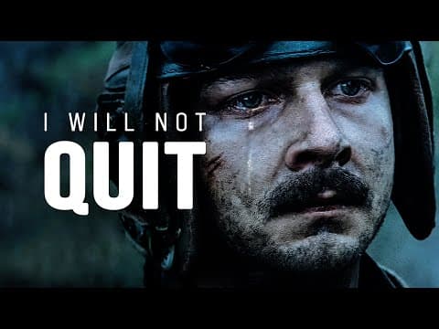 I WILL NOT QUIT - Motivational Video thumbnail