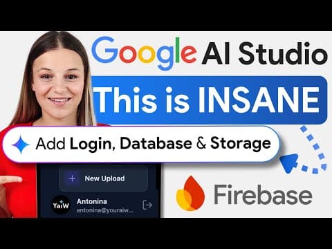 Google AI Studio Now Builds Your Backend FOR You 🤯 (Firebase + Firestore Setup) thumbnail