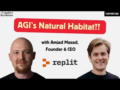The Perfect Substrate for AGI, with Replit CEO Amjad Masad thumbnail