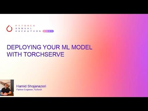 How to Serve PyTorch Models with TorchServe thumbnail
