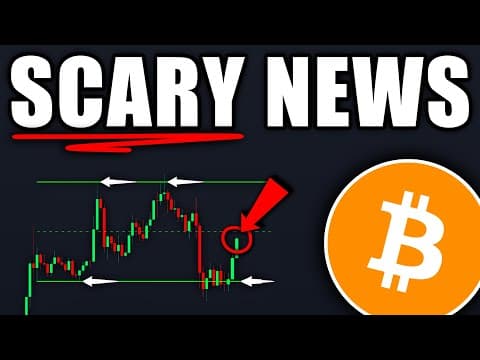 BITCOIN: This Is Why It Dumped! (bad news) - BTC Price Prediction Today thumbnail