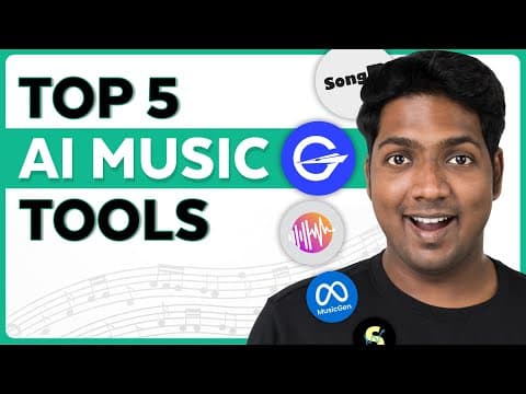 Top 5 AI Music Generator for FREE | Text to Music thumbnail