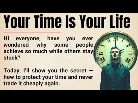 Your Time Is Your Life — Stop Wasting It on What Doesn’t Matter 🔥 || Learn to Value Every Second ✅ thumbnail