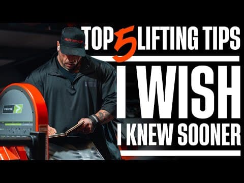 TOP 5 TIPS For ALL Lifters! thumbnail