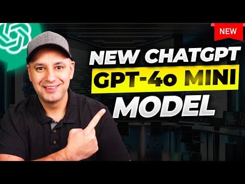 New ChatGPT Model is here and it’s GOOD - GPT-4o Mini Review thumbnail