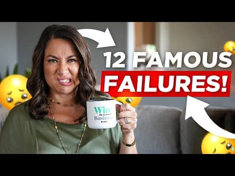 12 Famous Failures Who Never Gave Up and Succeeded in Life thumbnail