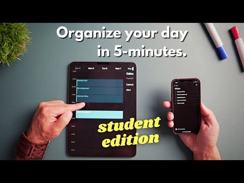 How I Organize My Busy Schedule (Student Edition) thumbnail