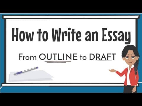 How to Write an Essay for Beginners - Outline to Draft thumbnail