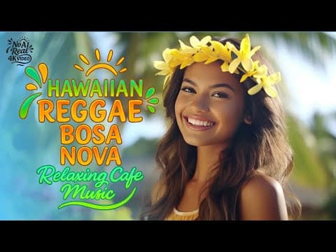 🍹 Hawaiian Reggae & Bossa Nova – Rhythm of the Island Breeze 🎷 Relaxing Cafe Music thumbnail