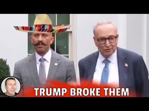 Trump Just Broke The Internet (Again) With This Deepfake Meme of Chuck Schumer and Hakeem Jeffries thumbnail