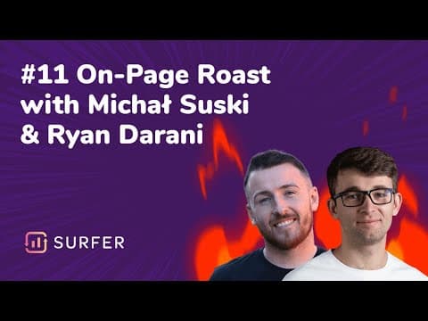 #11 On-Page Roast – Toughest Niches Edition thumbnail
