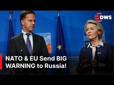 BREAKING NEWS: EU & NATO's Chief Send Strong Warning to Russia Ahead of Brussels Summit | AC1E thumbnail