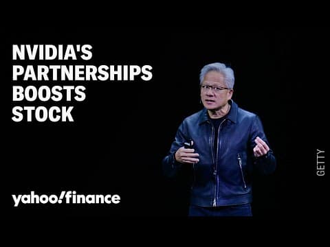 Nvidia stock pops after CEO Jensen Huang's big GTC announcements thumbnail