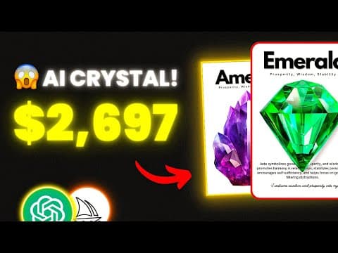 I Found A New AI Business That No One Knows! (AI Crystals!) thumbnail