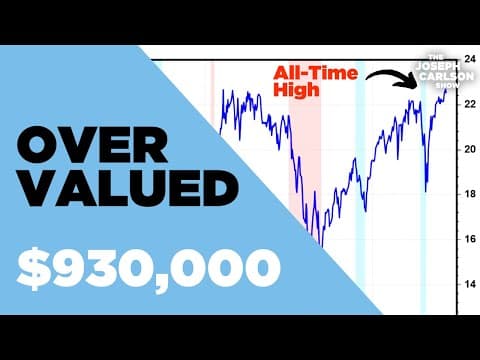 The Stock Market Is Overvalued, Here's What I'm Doing Now thumbnail