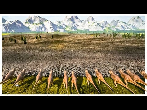 80,000 Modern Soldiers vs 8,000 Tyrannosaurus Rex thumbnail