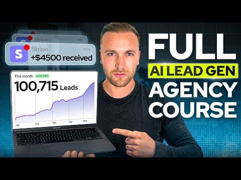 How to Start a AI Lead Gen Agency From Scratch - FREE 6 Hour Course thumbnail