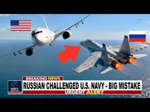 Russia Su-27 PROVOKED the Wrong US Navy Aircraft — Then THIS Happened | Navy Vector thumbnail