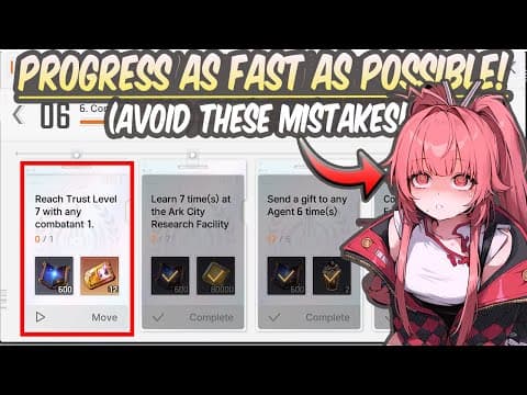 LEVEL FAST and AVOID These Mistakes! (Tips and Tricks) [Chaos Zero Nightmare] thumbnail