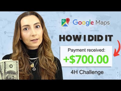 I Made $700 in 4 Hours with Google Maps (Revealing What Worked For Me) thumbnail