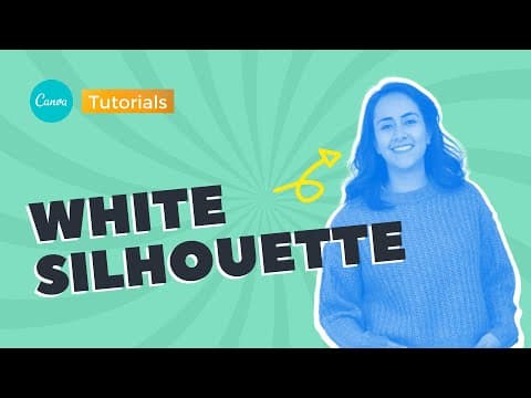 How to Create a White Silhouette in Canva thumbnail