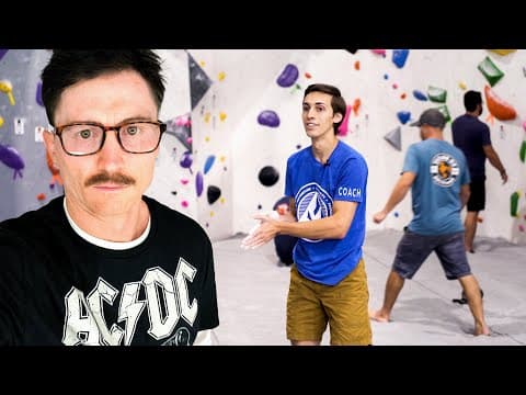 Pro Climber sign up for a beginner course... thumbnail