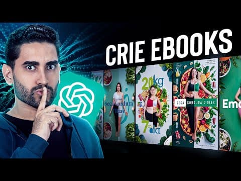 Como Criar EBOOKS Profissionais e Completos com ChatGPT (RESULTADOS INSANOS) thumbnail