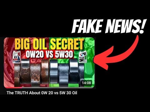 Ai Lies EXPOSED (The TRUTH About 0W-20 vs 5W-30) thumbnail
