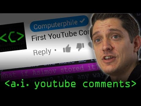 AI YouTube Comments - Computerphile thumbnail