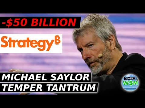 Michael Saylor Freaking Out As Stock Price Collapses thumbnail