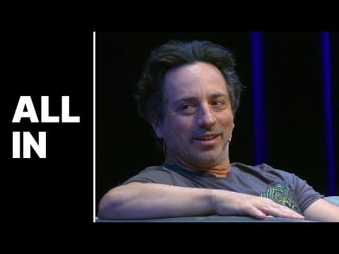 Sergey Brin on Google's AI Strategy and AGI thumbnail