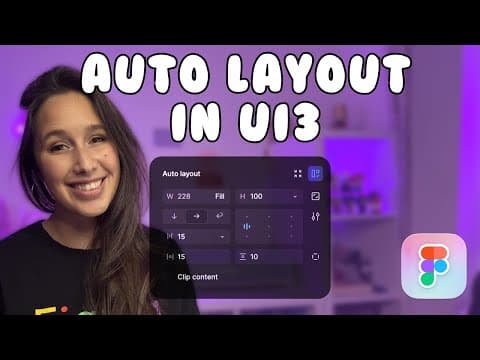 Figma Auto Layout in UI3 (2025) | How to use autolayout thumbnail